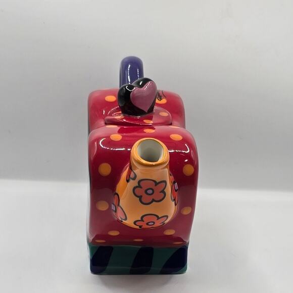 Romero Britto Pop Art Heart Teapot Mini 2010 - Picture 3 of 6